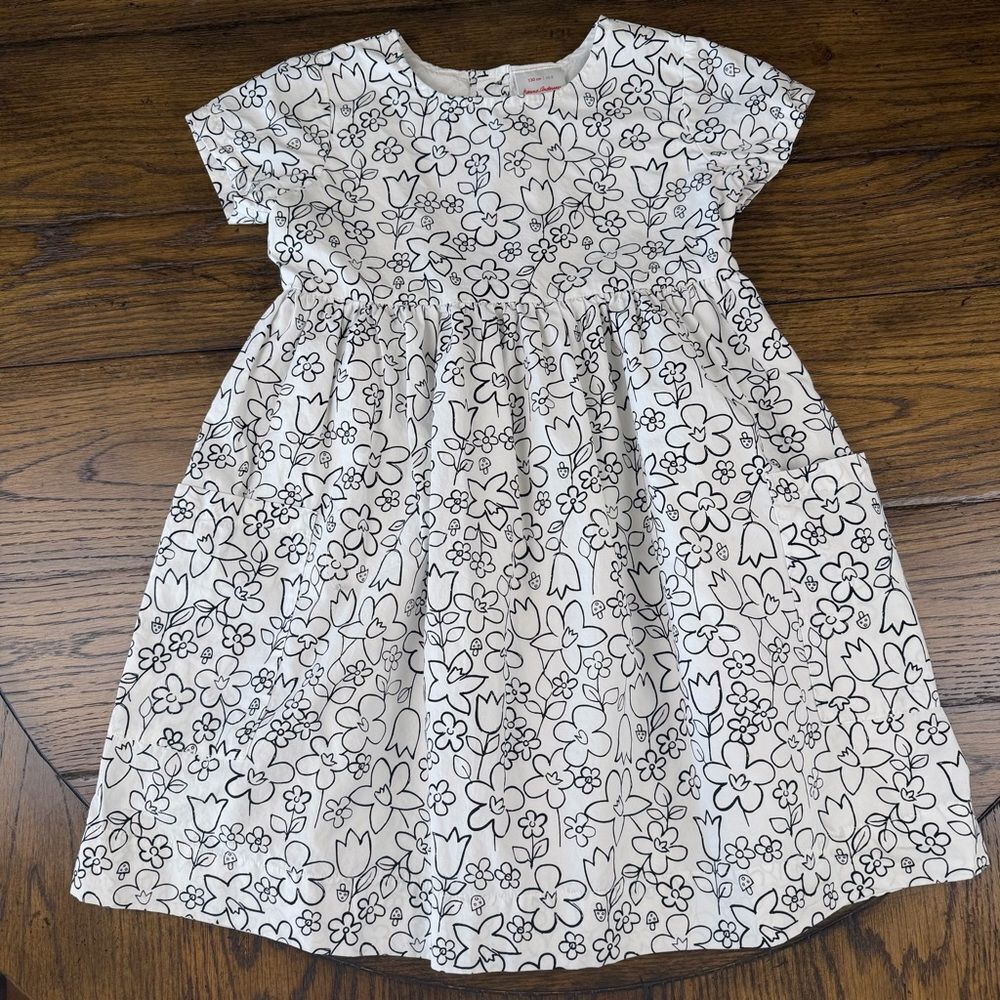 Hanna Andersson Black White Dress